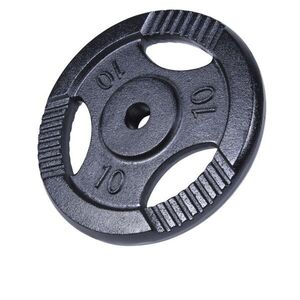 Gorilla Sports litina zátěžová deska 10 kg - 280 mm černý obraz