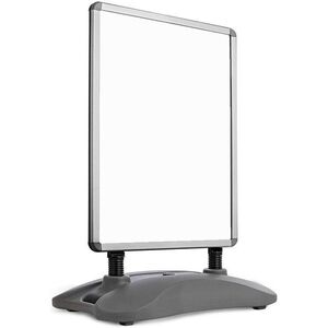 74185 JAGO Reklamní stojan, stříbrný, 635 x 1150 x 350 mm obraz