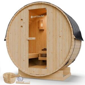 Zahradní sauna pro 2 osoby s kamny 3, 6 kW obraz