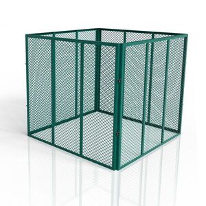 Juskys kovový kompostér JS107730 450 l zelený obraz