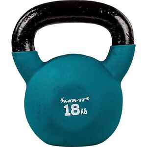 63647 MOVIT Kettlebell činka petrolejová, 18 kg obraz