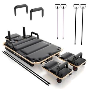 Juskys skládací pilates board JS107761 109 x 45 x 8–21 cm černý obraz