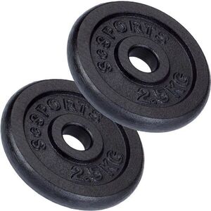 SCSports litina závaží k činkám 5 kg (sada 2x2, 5 kg) 30/31 mm obraz