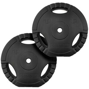 SCSports závaží k činkám plast s cementovou výplní 2x10 kg 2 ks 30/31 mm obraz
