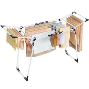 Skládací sušák na prádlo 56, 5 x 173 x 96, 5 cm, bílý obraz