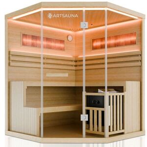 Domácí sauna pro 3 osoby 160 x 160 x 200 cm obraz