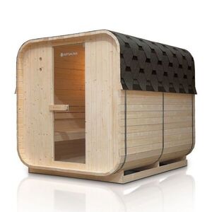 Zahradní sauna pro 6 osob s elektrickými kamny 8 kW obraz