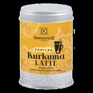 Kurkuma Latte, bio vanilka obraz