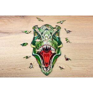 Eco-wood-art - dřevěné puzzle T-REX obraz
