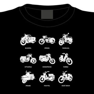 Tričko Nezapomenutelné motorky, L obraz