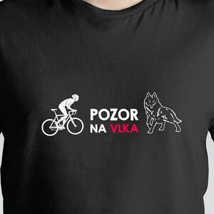 Tričko Pozor na vlka, M obraz