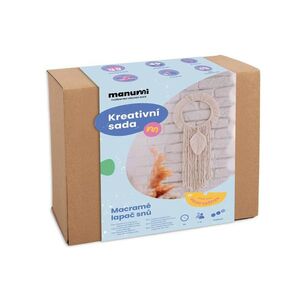 Kreativní sada na výrobu macramé lapače snů obraz