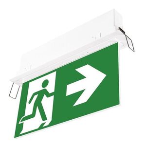 LED Solution Bílé vestavné nouzové osvětlení s piktogramem 2, 5W 90285_90582 obraz