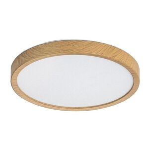 Rabalux Stropní LED svítidlo Maurec s dekorem dřeva 290mm 18W IP44 CCT 75082 obraz