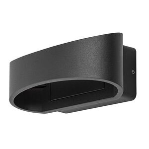 Rabalux Antracitové fasádní LED svítidlo Gerla 9W IP54 77179 obraz