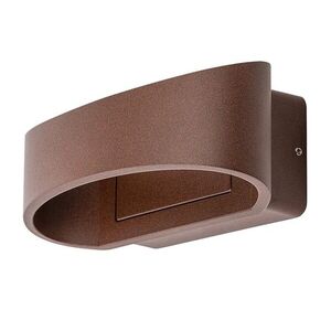 Rabalux Hnědé fasádní LED svítidlo Gerla 9W IP54 77180 obraz