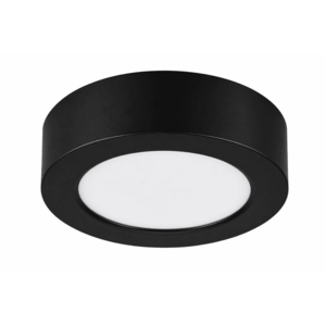 Rabalux Černé stropní LED svítidlo Shaun Plus kulaté 120mm 7W IP44 75074 obraz