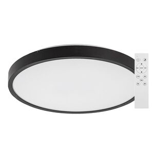 Rabalux Černé stropní LED svítidlo Alenzo kulaté 355mm 24W IP44 CCT s DO 71438 obraz