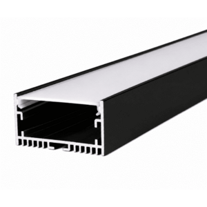 LED Solution Nástěnný profil pro LED pásky a pro konstrukci svítidel N13 černý Vyberte variantu a délku: Profil bez difuzoru 2m LP122B obraz
