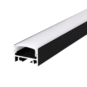LED Solution Nástěnný profil pro LED pásky a pro konstrukci svítidel N19 černý Vyberte variantu a délku: Profil bez difuzoru 2m LP111B obraz