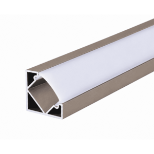 LED Solution Rohový profil pro LED pásky R7 champagne Vyberte variantu a délku: Profil bez difuzoru 1m LP201CH-1M obraz