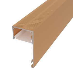 LED Solution Nástěnný profil pro LED pásky N12 bronzový Vyberte variantu a délku: Profil bez difuzoru 2m LP408BR obraz