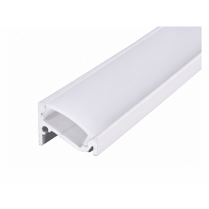 LED Solution Rohový profil pro LED pásky R8 bílý Vyberte variantu a délku: Profil bez difuzoru 1m LP206W-1M obraz