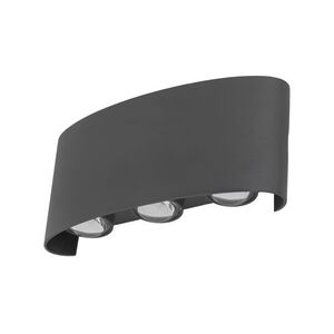 TK Lighting Antracitové fasádní LED svítidlo Arrow 1W IP54 TK18085 obraz
