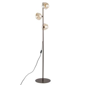 TK Lighting Hnědá stojací lampa Lava pro žárovku 3x G9 TK16150 obraz