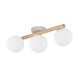 TK Lighting Stropní svítidlo Estera Wood s dekorem dřeva pro žárovku 3x G9 TK5768 obraz
