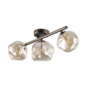 TK Lighting Hnědé stropní svítidlo Lava pro žárovku 3x G9 TK11035 obraz
