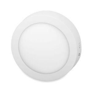 LED Solution Bílý přisazený LED panel kulatý 120mm 6W CCT Economy+ 78706 obraz