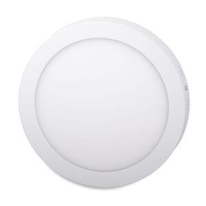LED Solution Bílý přisazený LED panel kulatý 220mm 18W CCT Economy+ 78766 obraz