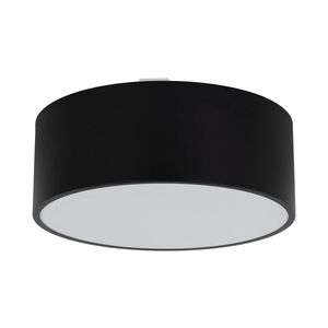 TK Lighting Černé stropní svítidlo Livo 300mm pro žárovku 2x E27 TK10984 obraz