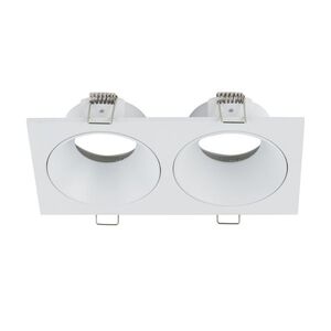 TK Lighting Bílý podhledový rámeček Prisma Duo hranatý 90 x 170mm IP65 TK10580 obraz