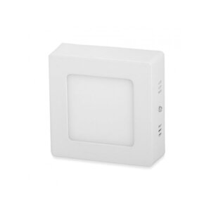 LED Solution Bílý přisazený LED panel hranatý 120 x 120mm 6W Economy Barva světla: Denní bílá 10493 obraz