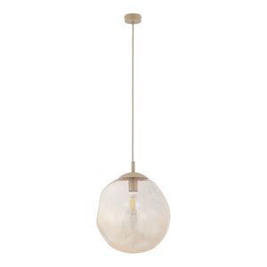 TK Lighting Béžový závěsný lustr Lava 350mm pro žárovku E27 TK11325 obraz