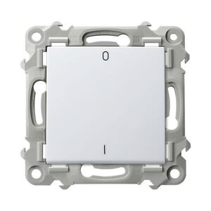 OSPEL Bílý dvoupólový vypínač č. 2 SZAFIR bez rámečku LP-11Z/M/00 obraz