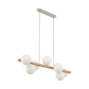 TK Lighting Závěsný lustr Estera Wood s dekorem dřeva pro žárovku 7x G9 TK5905 obraz