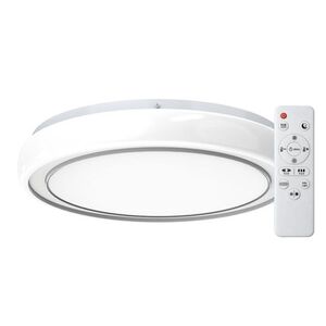 Ecolite Bílé stropní LED svítidlo Duha 385mm 36W+6W RGB+CCT s DO WCJ385-36W/RGBW obraz