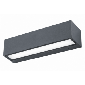 Ecolite Antracitové fasádní LED svítidlo Stix 2x 6W IP44 Z1381A1-CR obraz