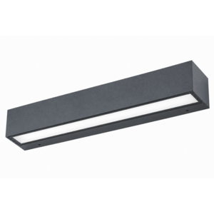 Ecolite Antracitové fasádní LED svítidlo Stix 2x 9W IP44 Z1381B1-CR obraz