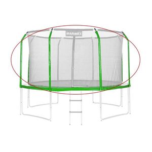 Sada krytu pružin a rukávů pro trampolínu 366 cm - zelená obraz