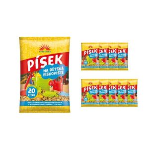 Písek pro dětská pískoviště - 10x20 litrů obraz