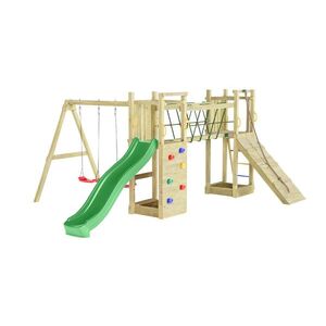 Dětské hřiště Marimex Play Basic 010 + zelená skluzavka obraz