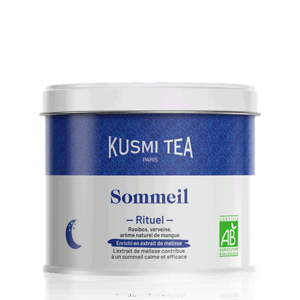 Kusmi Tea Sypaný bylinný čaj pro kvalitní spánek Sleep Ritual, kovová dóza 100 g 21251A1070 obraz