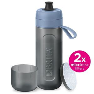 Brita Filtrační láhev na vodu Fill & Go Active se 2 filtry MicroDisc, 0, 6 l, modrá 1052250 obraz