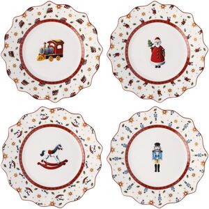 Villeroy & Boch Sada vánočních talířků Toy’s Delight, Výroční edice, 4 ks 14-8585-8815 obraz