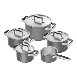 Zwilling Sada třívrstvého nerezového nádobí s keramickým povrchem Pure, 5 ks, šedá 1028803 obraz