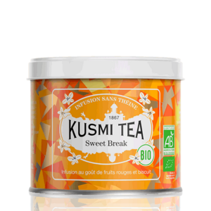Kusmi Tea Sypaný bylinný čaj Sweet Break Bio, kovová dóza 100 g 21661A1070 obraz